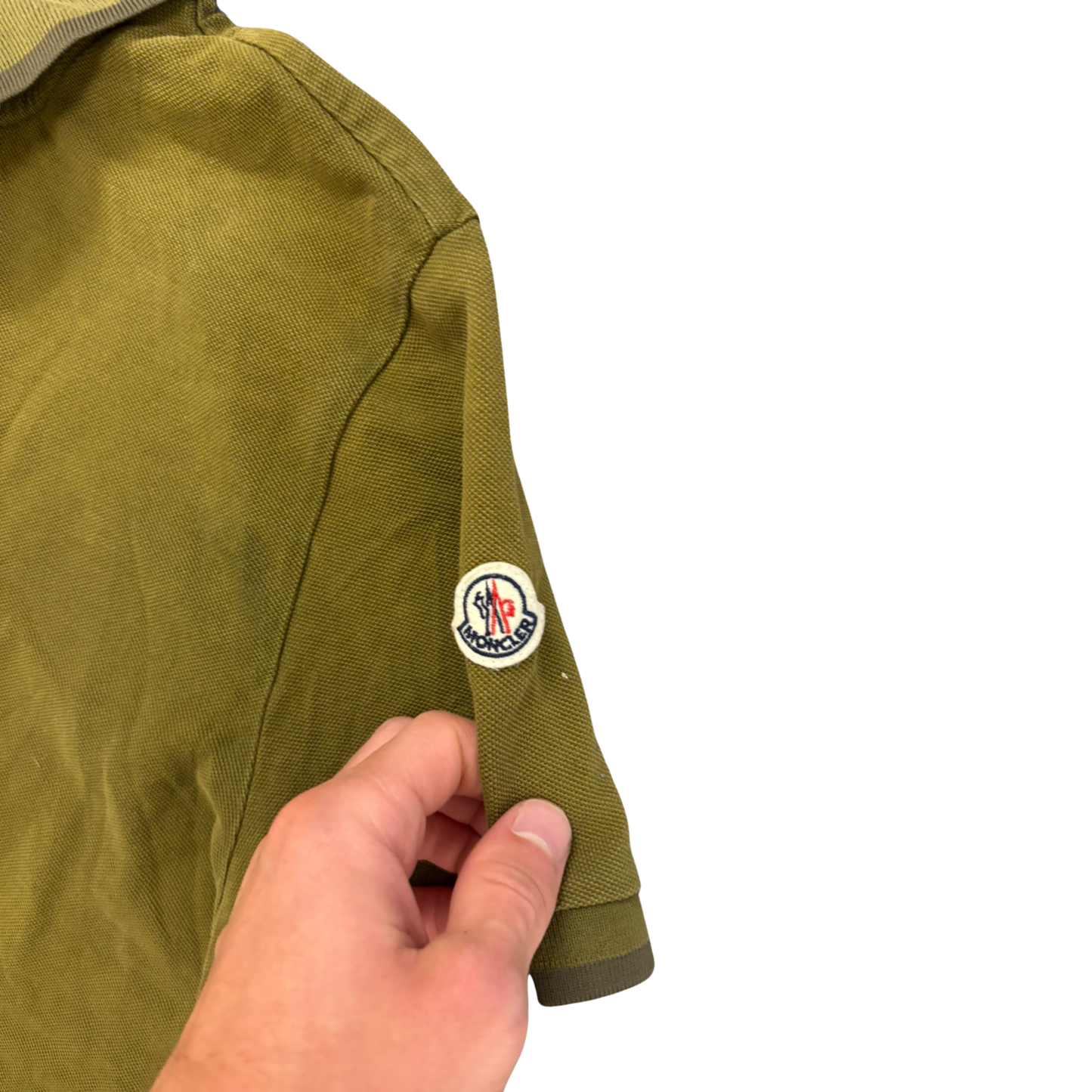 Moncler Maglia Polo Shirt (Olive Green)