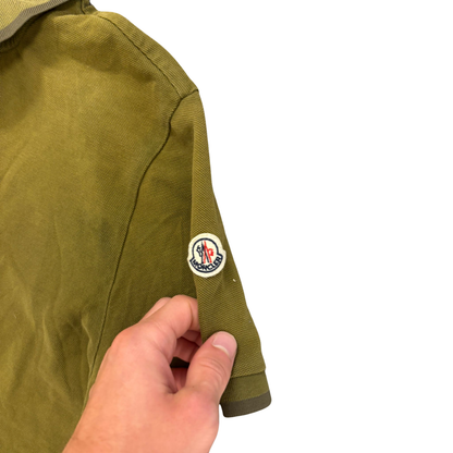 Moncler Maglia Polo Shirt (Olive Green)