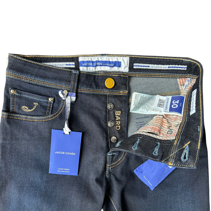 Jacob Cohën Bard Slim Fit Jeans (Navy) (New)