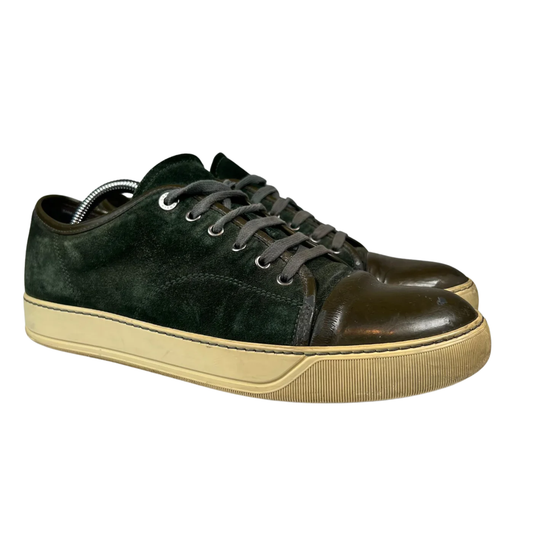 Lanvin Cap Toe Sneakers (Green)