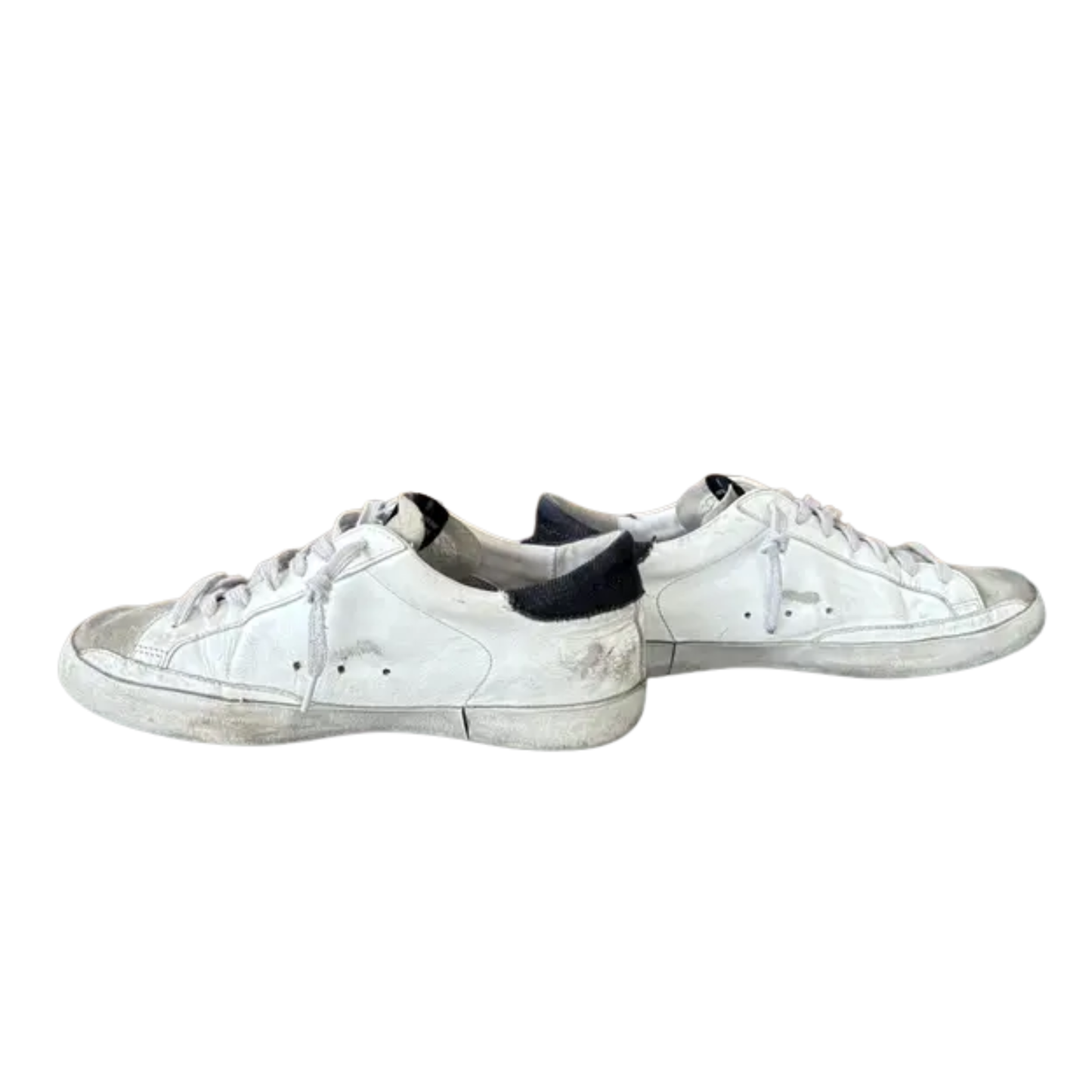 Golden Goose Superstar Sneakers (White)