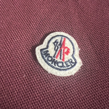 Moncler Maglia Polo Shirt (Burgundy )