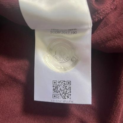 Moncler Maglia Polo Shirt (Burgundy )
