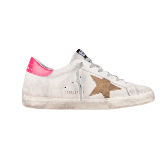 Golden Goose Superstar Sneakers (Gray) (Womens)