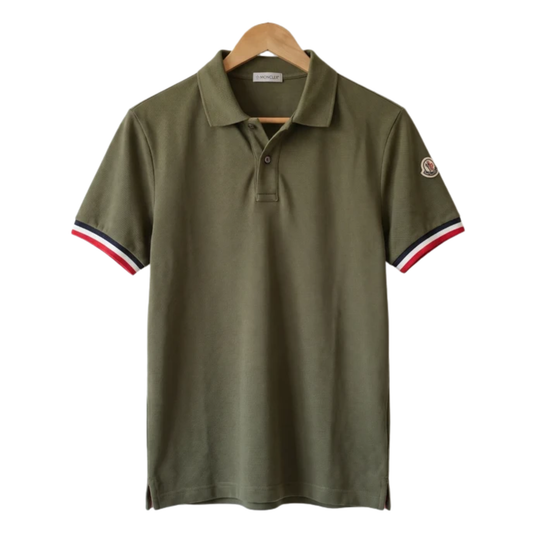 Moncler Maglia Polo Shirt (Green)