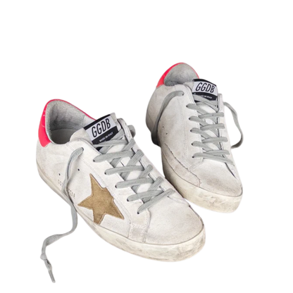 Golden Goose Superstar Sneakers (Gray) (Womens)