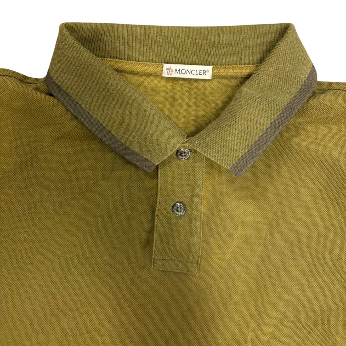 Moncler Maglia Polo Shirt (Olive Green)