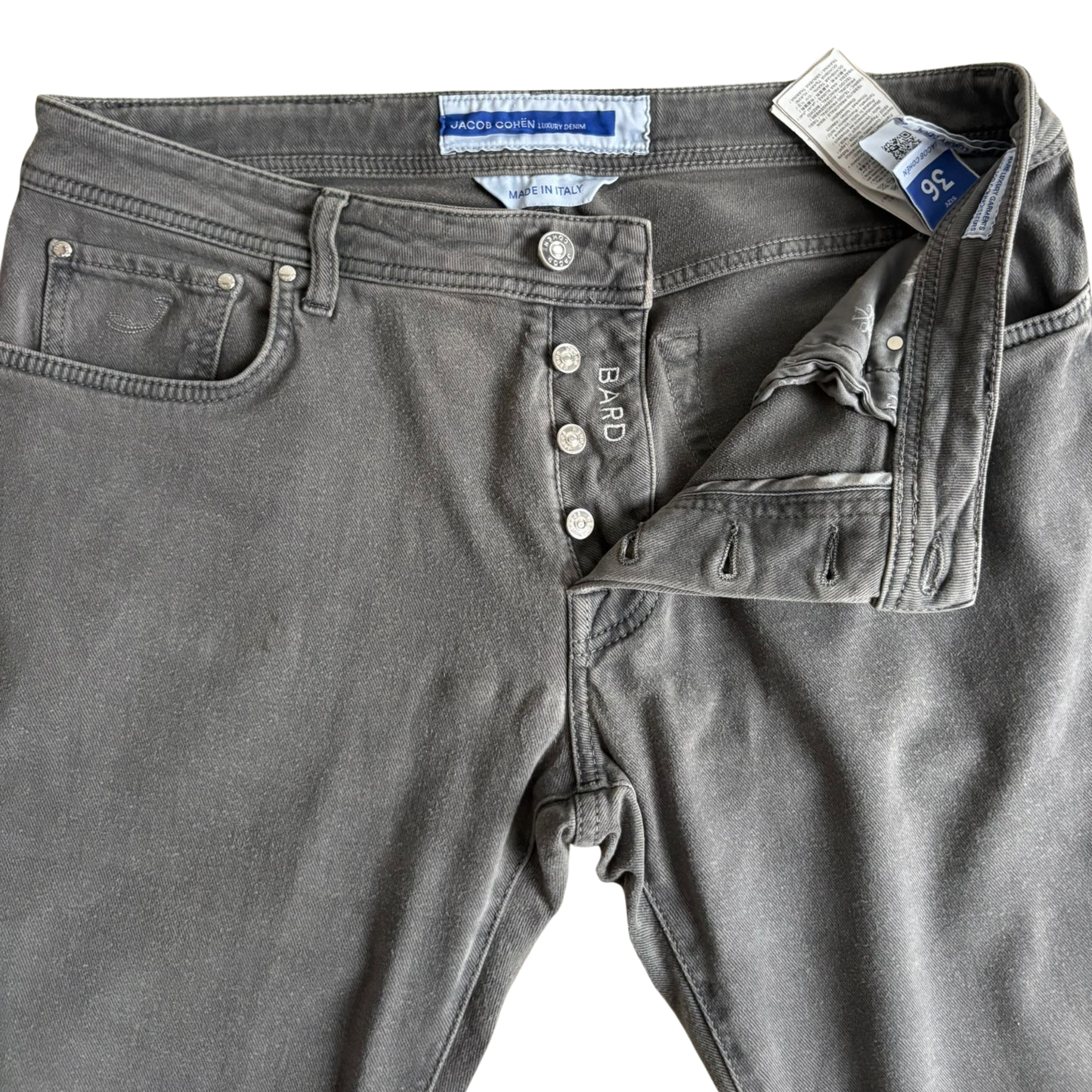 Jacob Cohën Bard Slim Fit Jeans (Gray)