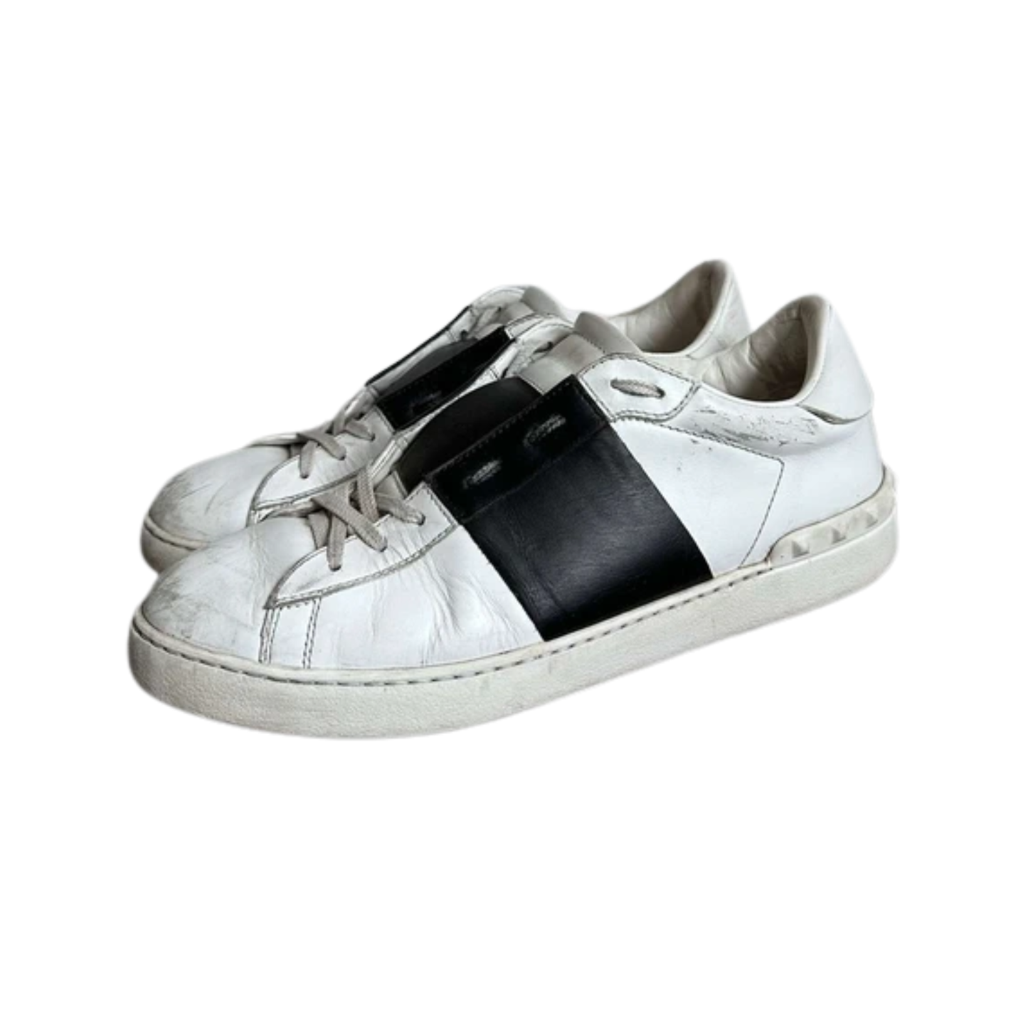 Valentino Garavani Open Sneakers (White Black)