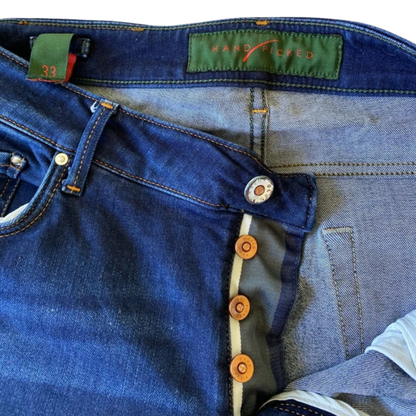 Handpicked Slim Fit Jeans (Navy)