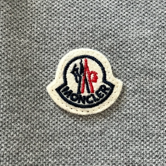 Moncler Maglia Polo Shirt (Gray)