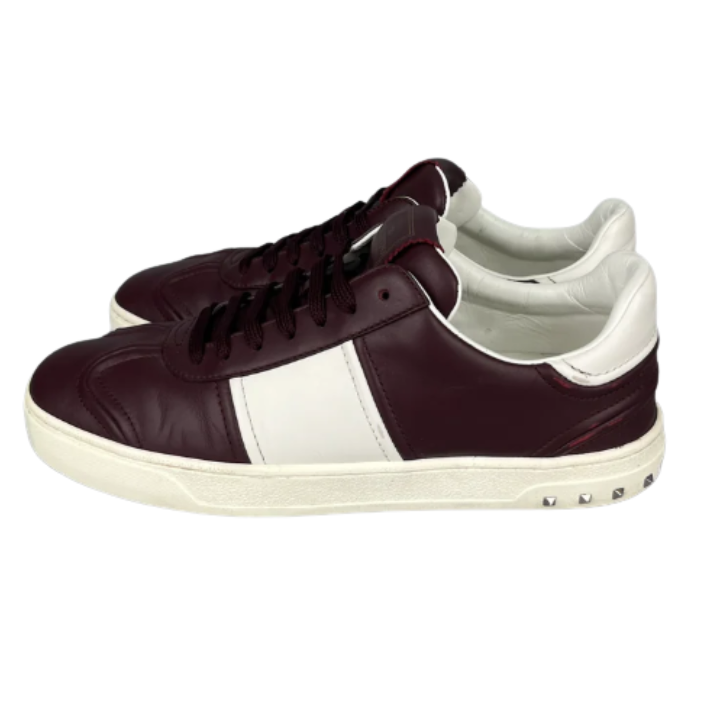Valentino Garavani Flycrew Sneakers (Burgundy)