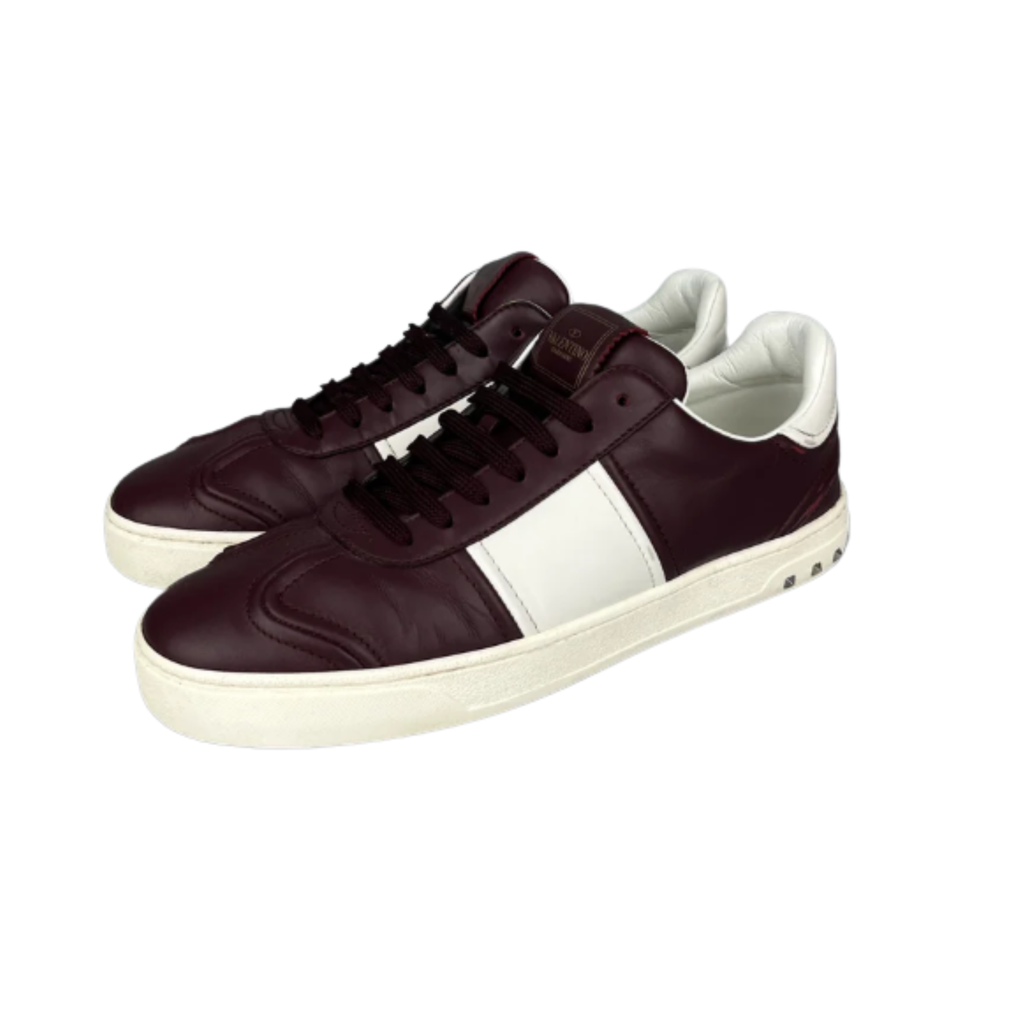 Valentino Garavani Flycrew Sneakers (Burgundy)