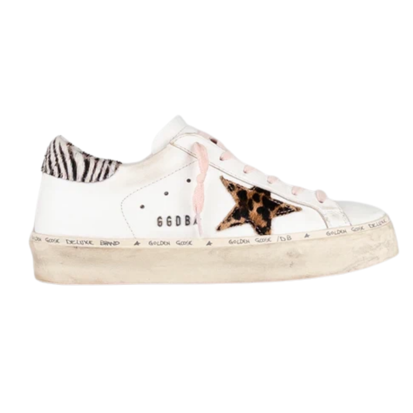 Golden Goose Hi-Star Sneakers (White) (Womens)