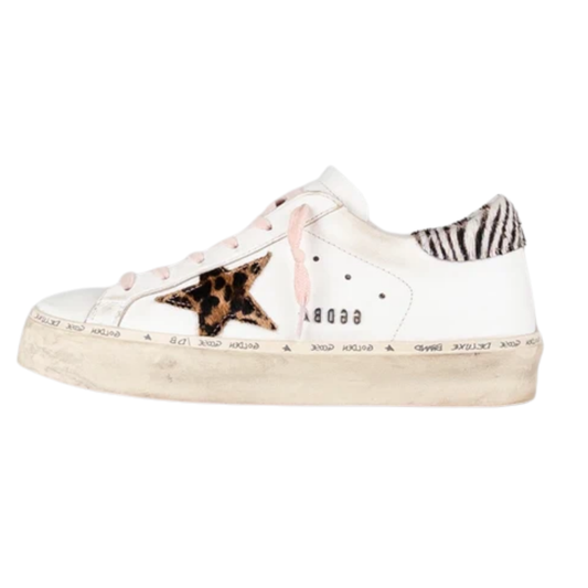 Golden Goose Hi-Star Sneakers (White) (Womens)