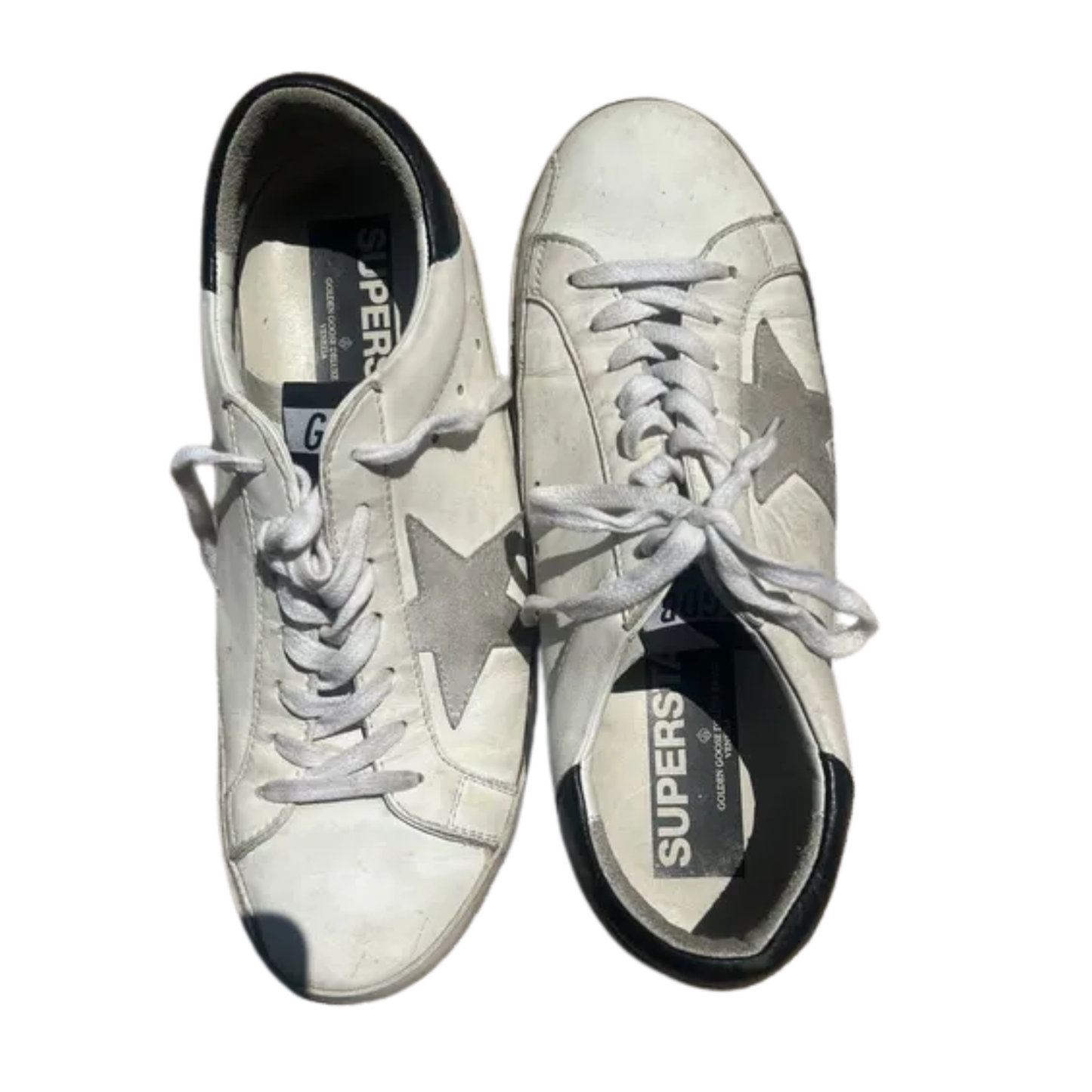 Golden Goose Superstar Sneakers (White)
