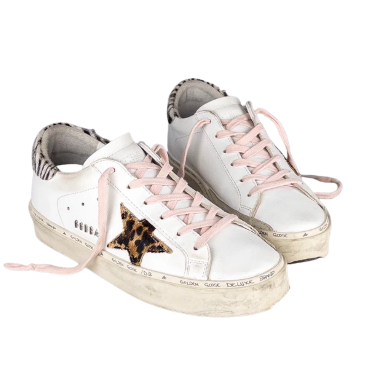 Golden Goose Hi-Star Sneakers (White) (Womens)