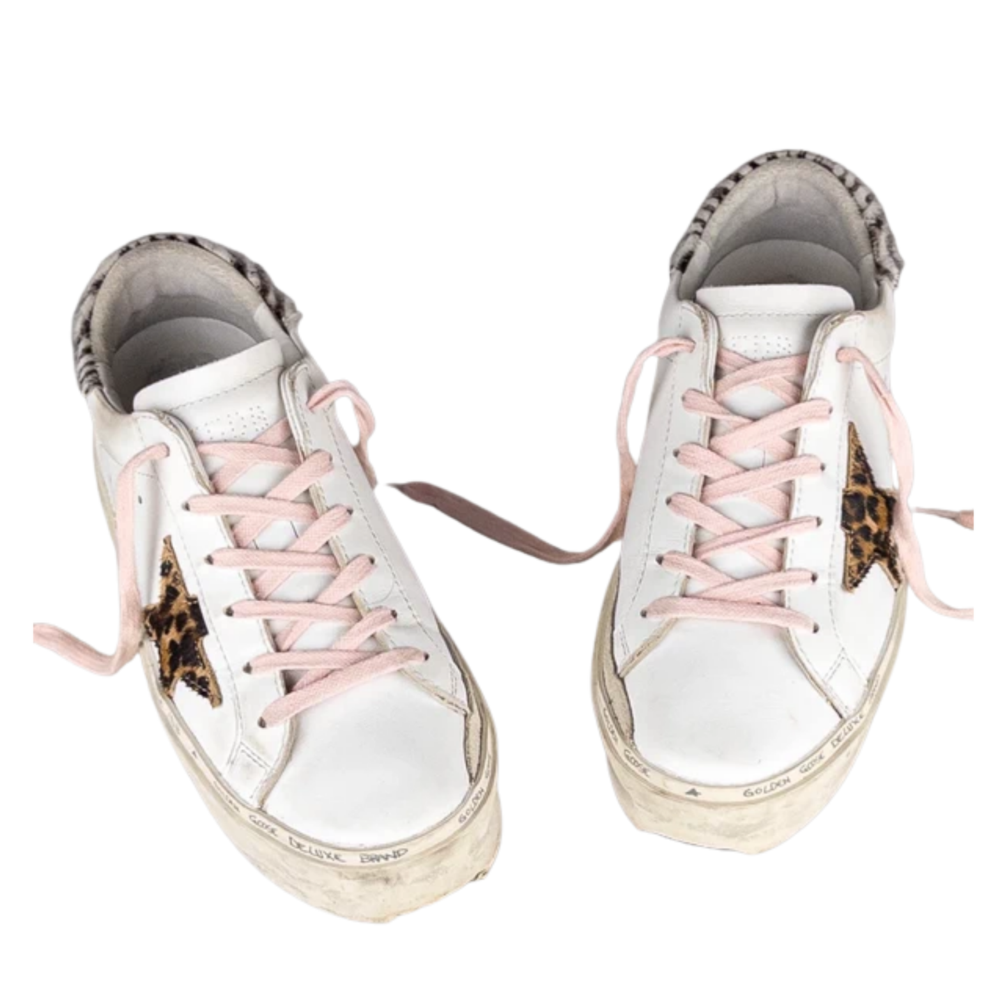 Golden Goose Hi-Star Sneakers (White) (Womens)