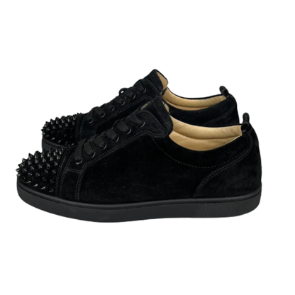 Christian Louboutin Louis Junior Spike Sneakers (Black)