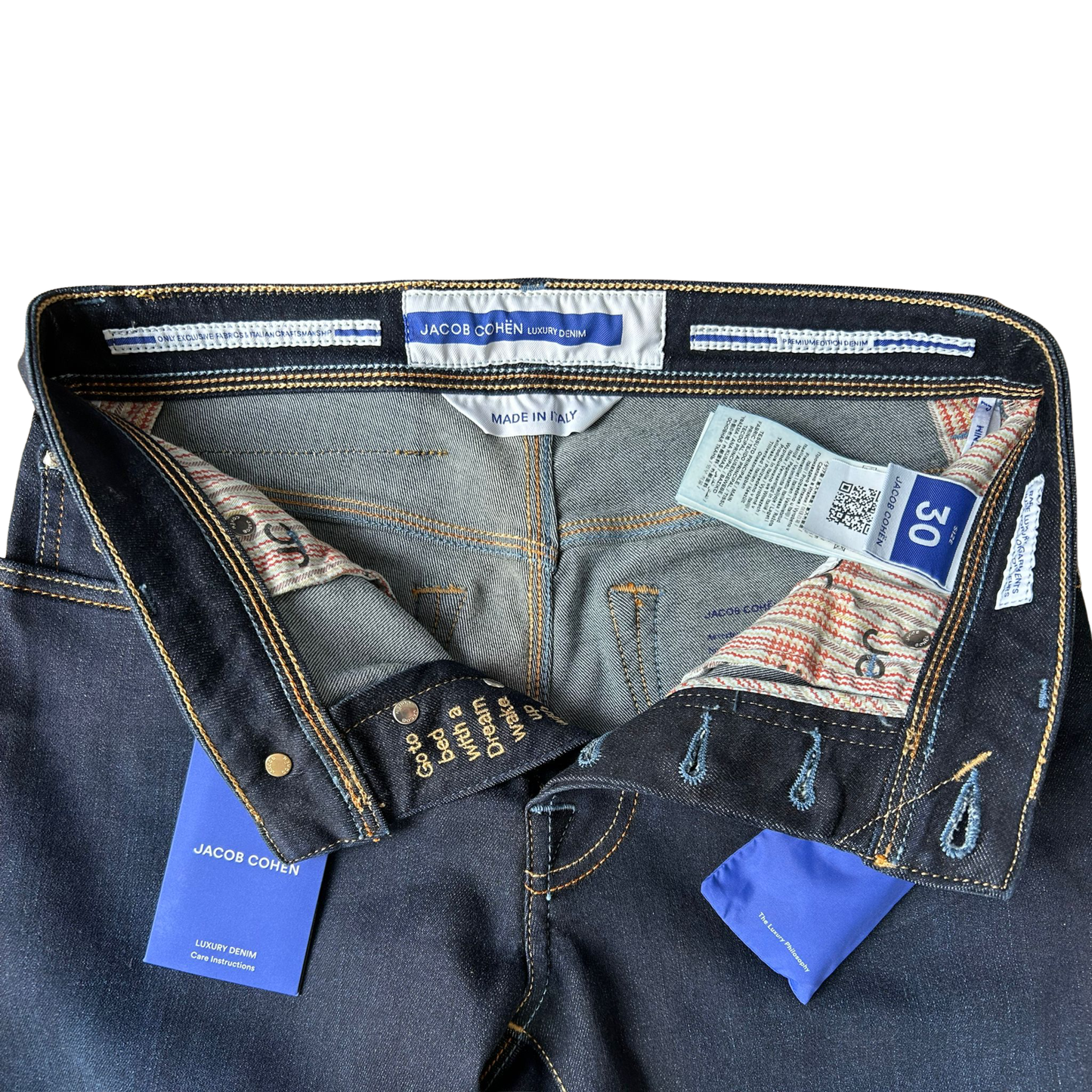 Jacob Cohën Bard Slim Fit Jeans (Navy) (New)