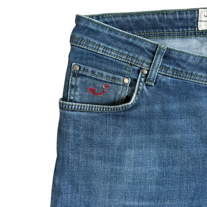 Jacob Cohën 622 Slim Fit Jeans (Navy)
