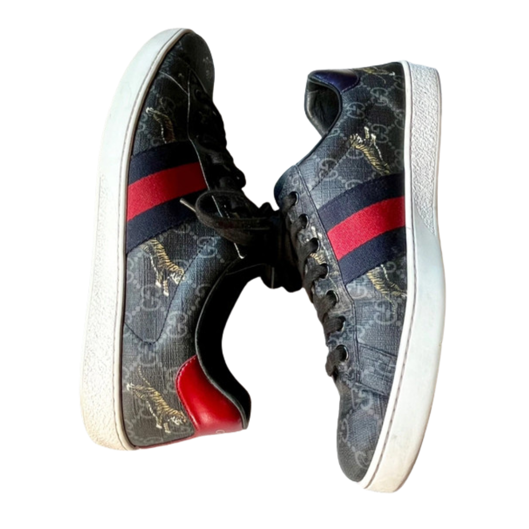 Gucci Ace Sneakers (Black)