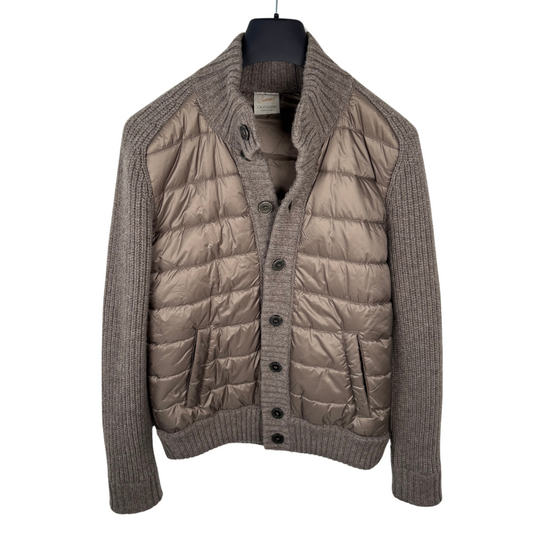 Gran Sasso Down Cardigan Jacket (Grey)