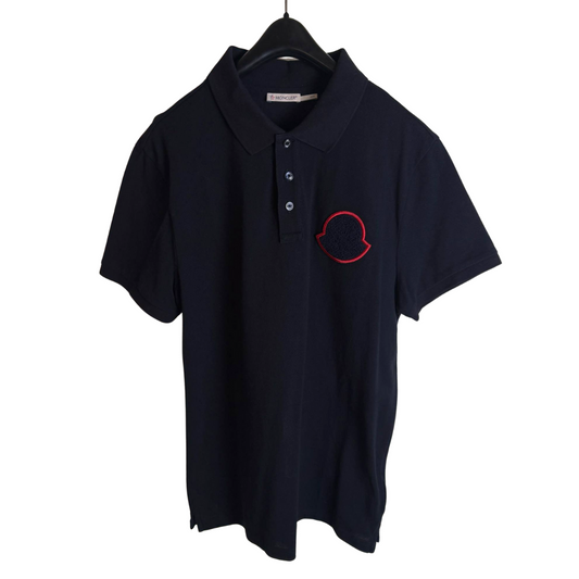 Moncler Maglia Polo Shirt (Navy)