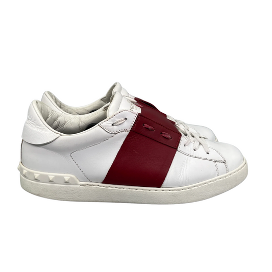 Valentino Garavani Open Sneakers (White Red)
