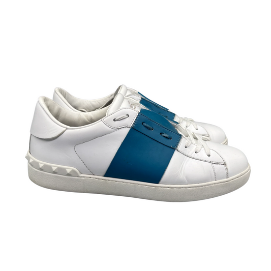 Valentino Garavani Open Sneakers (White Blue)