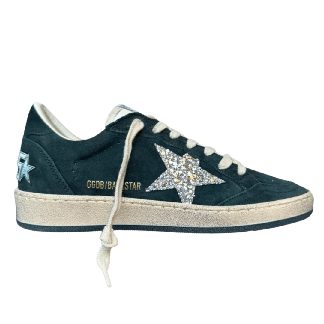 Golden Goose Ballstar Sneakers (Dark Green) (New) (Womens)