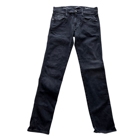 Replay Anbass Slim Fit Jeans (Black)