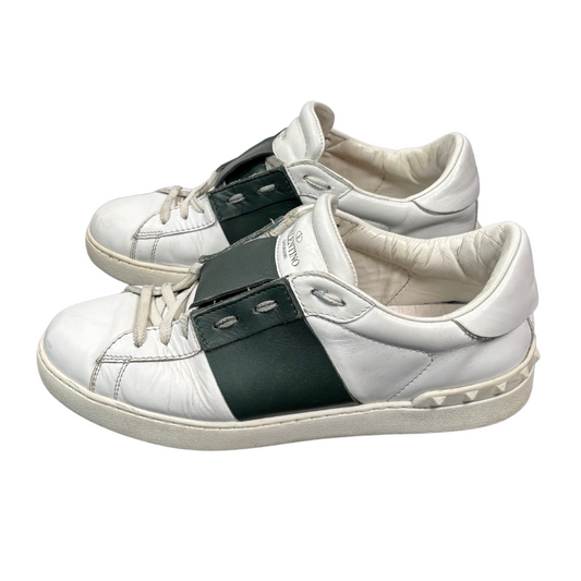 Valentino Garavani Open Sneakers (White Green)