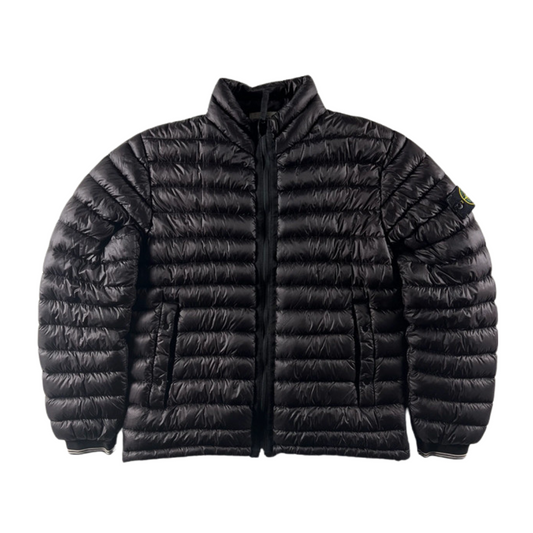 Stone Island Garment Dyed Down Jacket (Black)