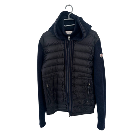Moncler Maglione Tricot Cardigan Jacket (Navy)