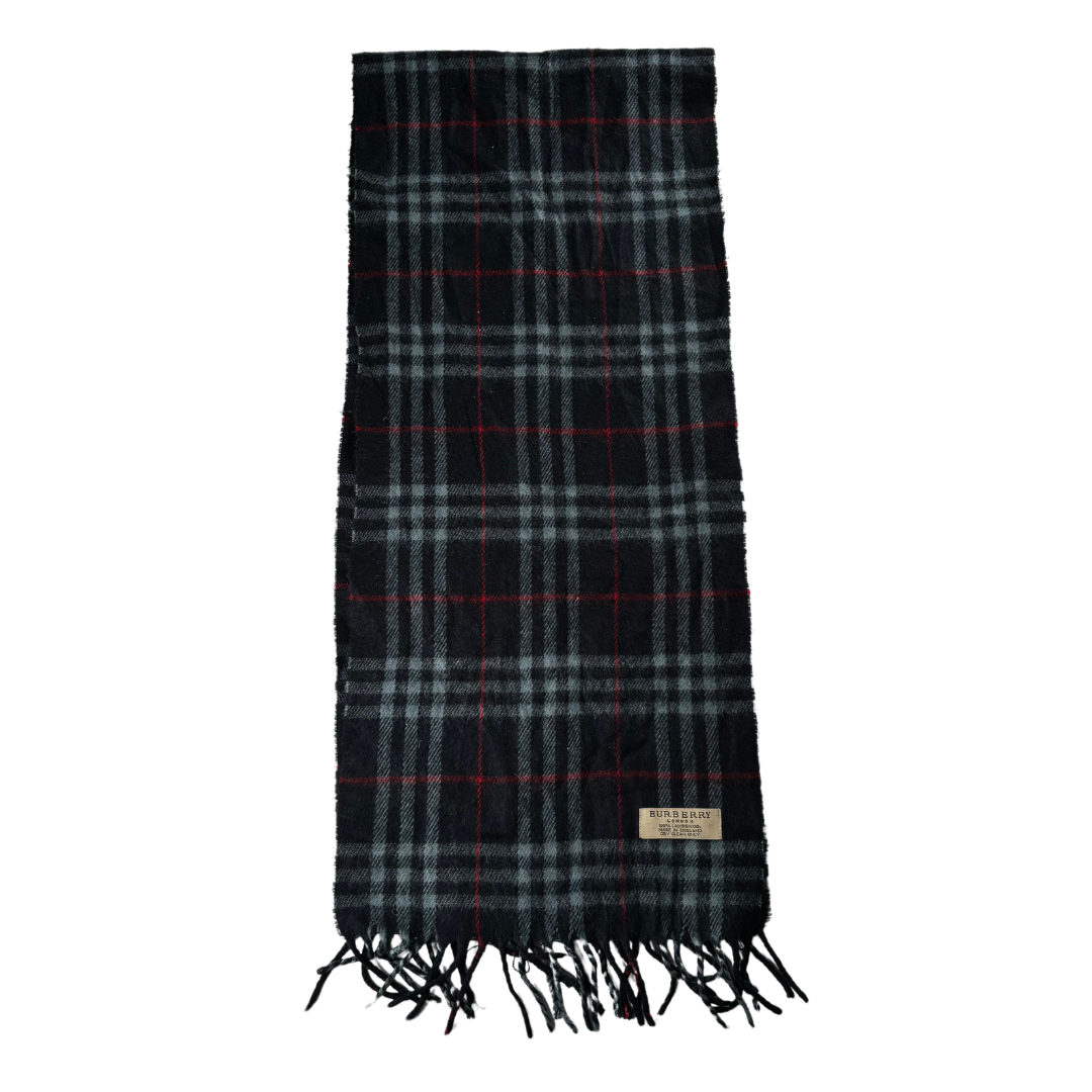 Burberry Scarf (Navy) (Vintage)