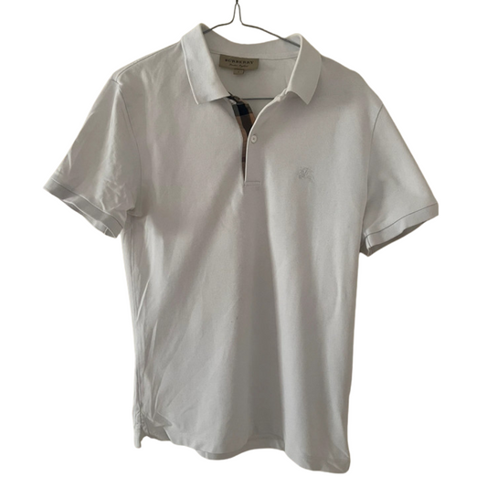Burberry Polo Shirt (White)