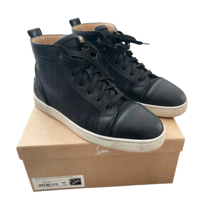 Christian Louboutin Louis Orlato High Top Sneakers (Black)