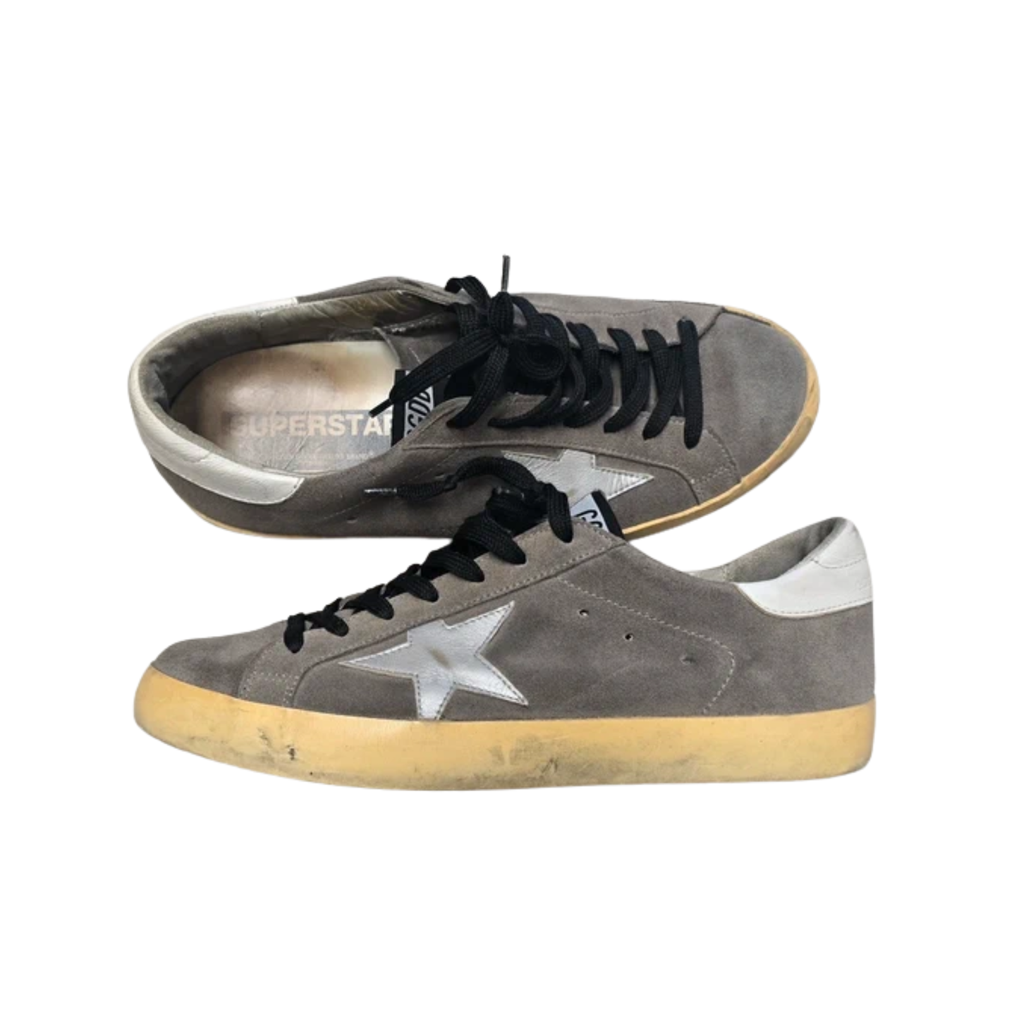 Golden Goose Superstar Sneakers (Gray)