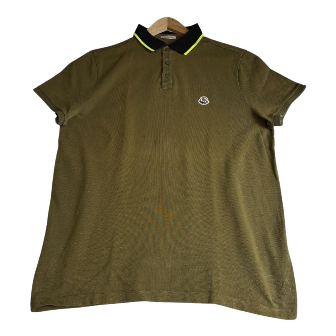 Moncler Maglia Polo Shirt (Green)