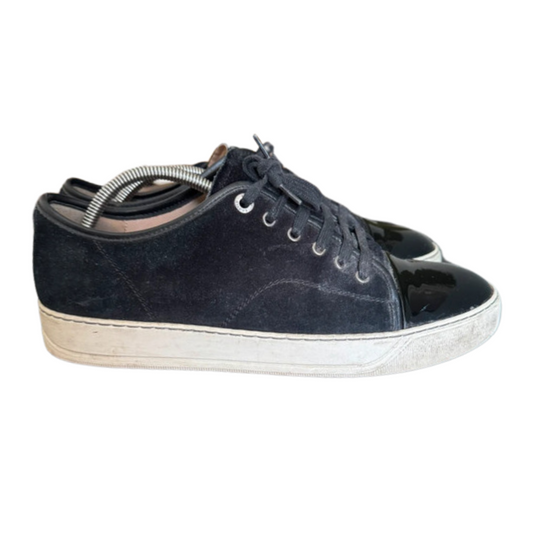 Lanvin Cap Toe Sneakers (Navy)