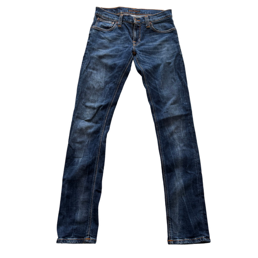 Nudie Tight Long John Slim Fit Jeans (Navy)
