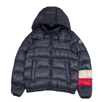 Moncler Willm Hooded Down Jacket (Navy)