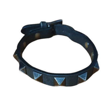 Valentino Garavani Rockstud Bracelet (Dark Grey)