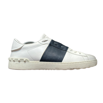 Valentino Garavani Open Sneakers (White Navy)