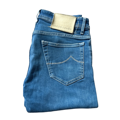 Jacob Cohën Nick Slim Fit Jeans (Navy Blue)