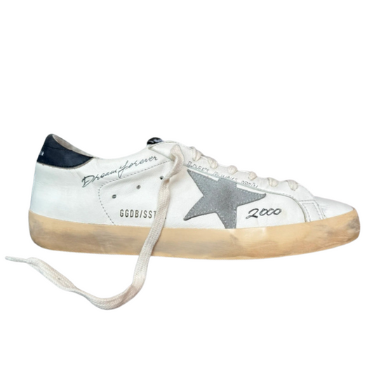 Golden Goose Superstar Limited Edition Sneakers (White Black)