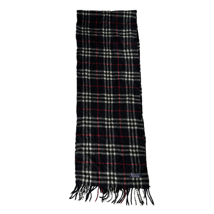 Burberry Scarf (Navy) (Vintage)