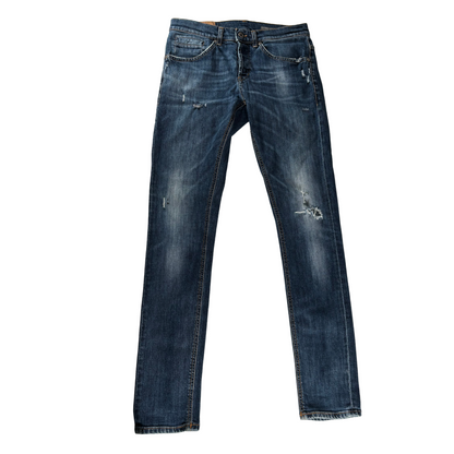 Dondup George Distressed Skinny-fit Jeans (Blue)