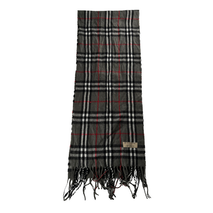 Burberry Scarf (Dark Grey) (Vintage)